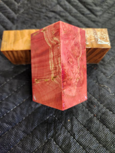 Stabilized box elder bottle stopper