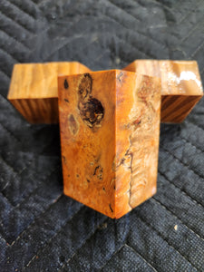 Stabilized box elder bottle stopper