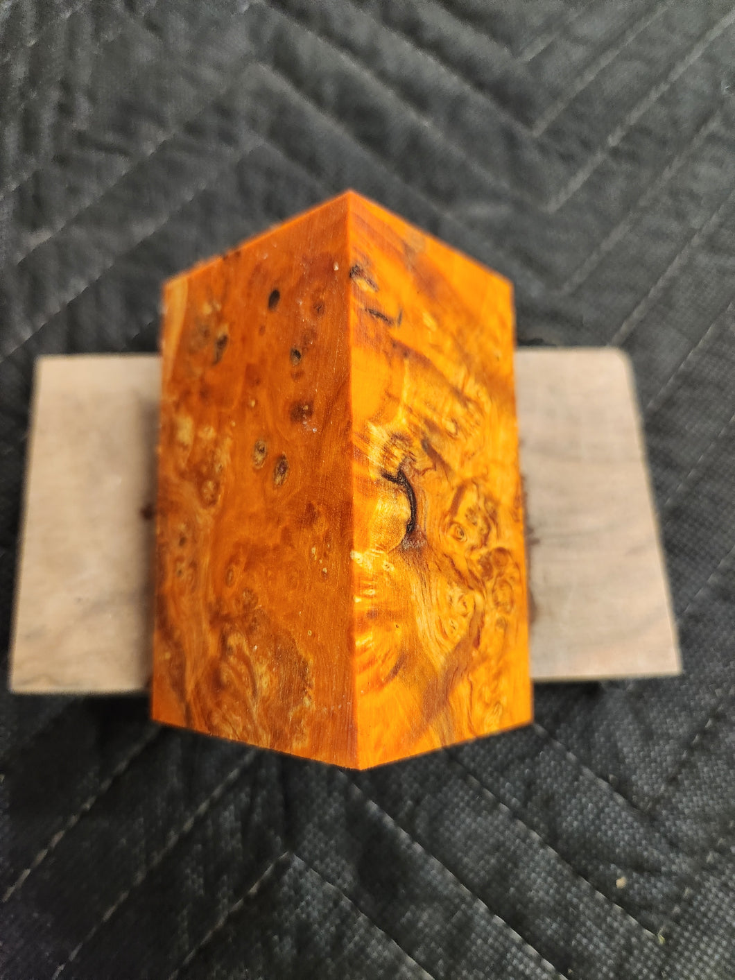 Stabilized box elder bottle stopper