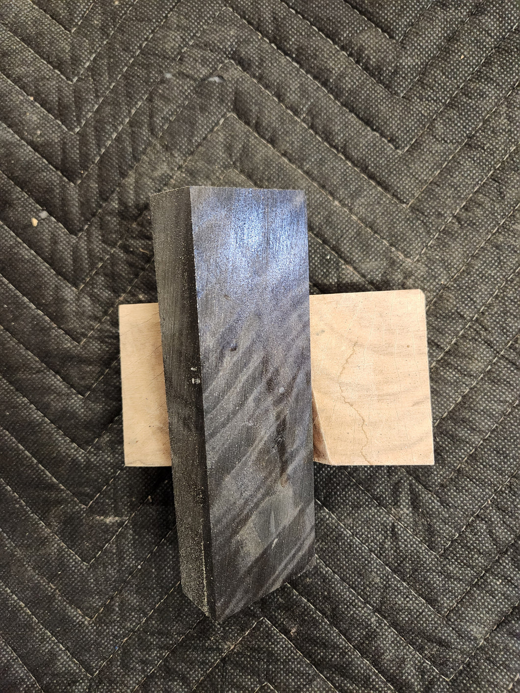 Stabilized cottonwood knife scale