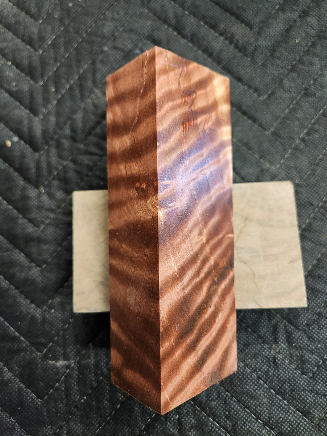 Stabilized cottonwood knife scale