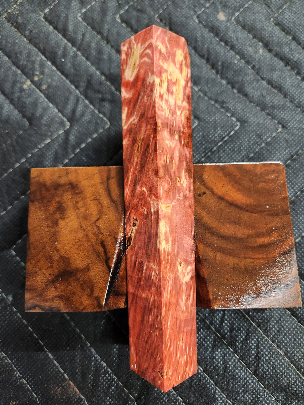 Stabilized box elder burlpen blank