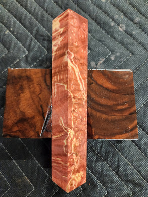 Stabilized box elder burl pen blank