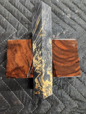 Stabilized box elder burl pen blank