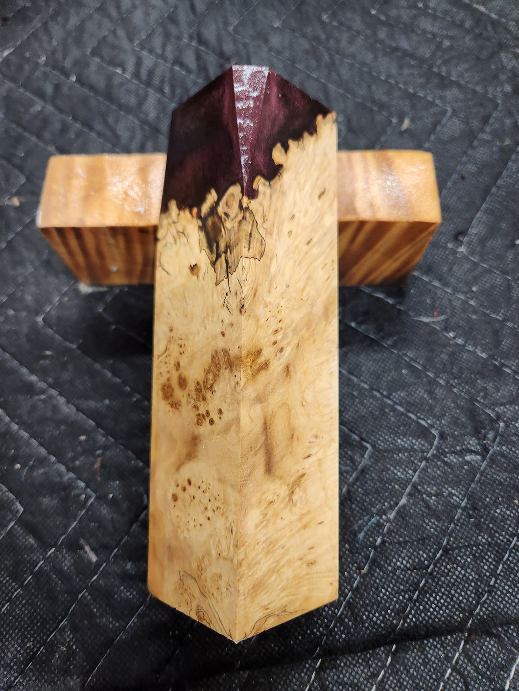 Call block hybrid Box Elder Burl