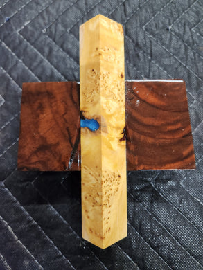 Pen Blank Hybrid Yellow Cedar Burl