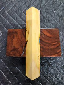 Pen Blank Hybrid Yellow Cedar Burl