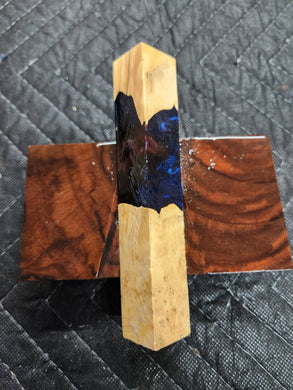 Pen Blank Hybrid Box Elder Burl
