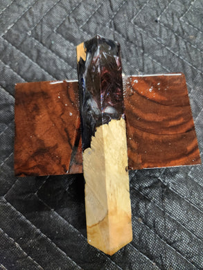 Pen Blank Hybrid Box Elder Burl