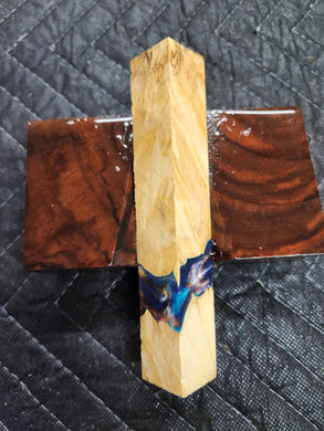 Pen Blank Hybrid Box Elder Burl