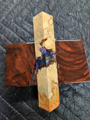 Pen Blank Hybrid Box Elder Burl