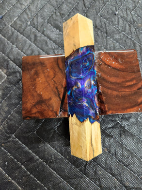 Pen Blank Hybrid Box Elder Burl
