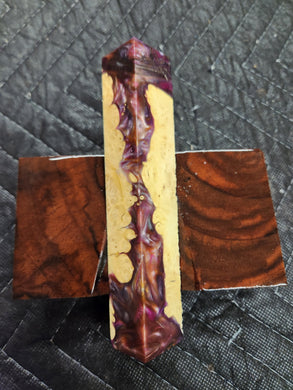 Pen Blank Hybrid Box Elder Burl