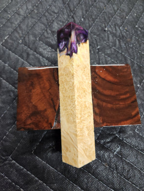 Pen Blank Hybrid Box Elder Burl