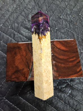 Pen Blank Hybrid Box Elder Burl