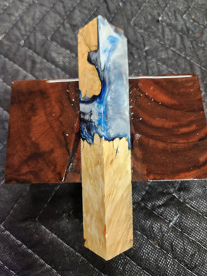 Pen Blank Hybrid Box Elder Burl