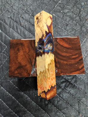 Pen Blank Hybrid Box Elder Burl