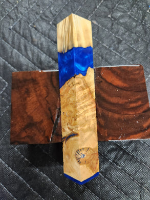 Pen Blank Hybrid Box Elder Burl