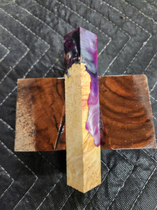 Pen Blank Hybrid Box Elder Burl