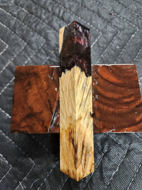 Pen Blank Hybrid Box Elder Burl