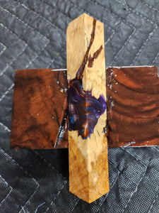Pen Blank Hybrid Box Elder Burl