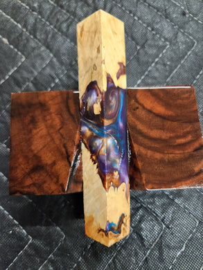 Pen Blank Hybrid Box Elder Burl