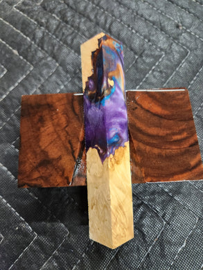 Pen Blank Hybrid Box Elder Burl