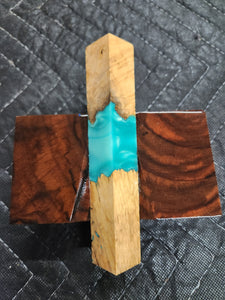 Pen Blank Hybrid Box Elder Burl