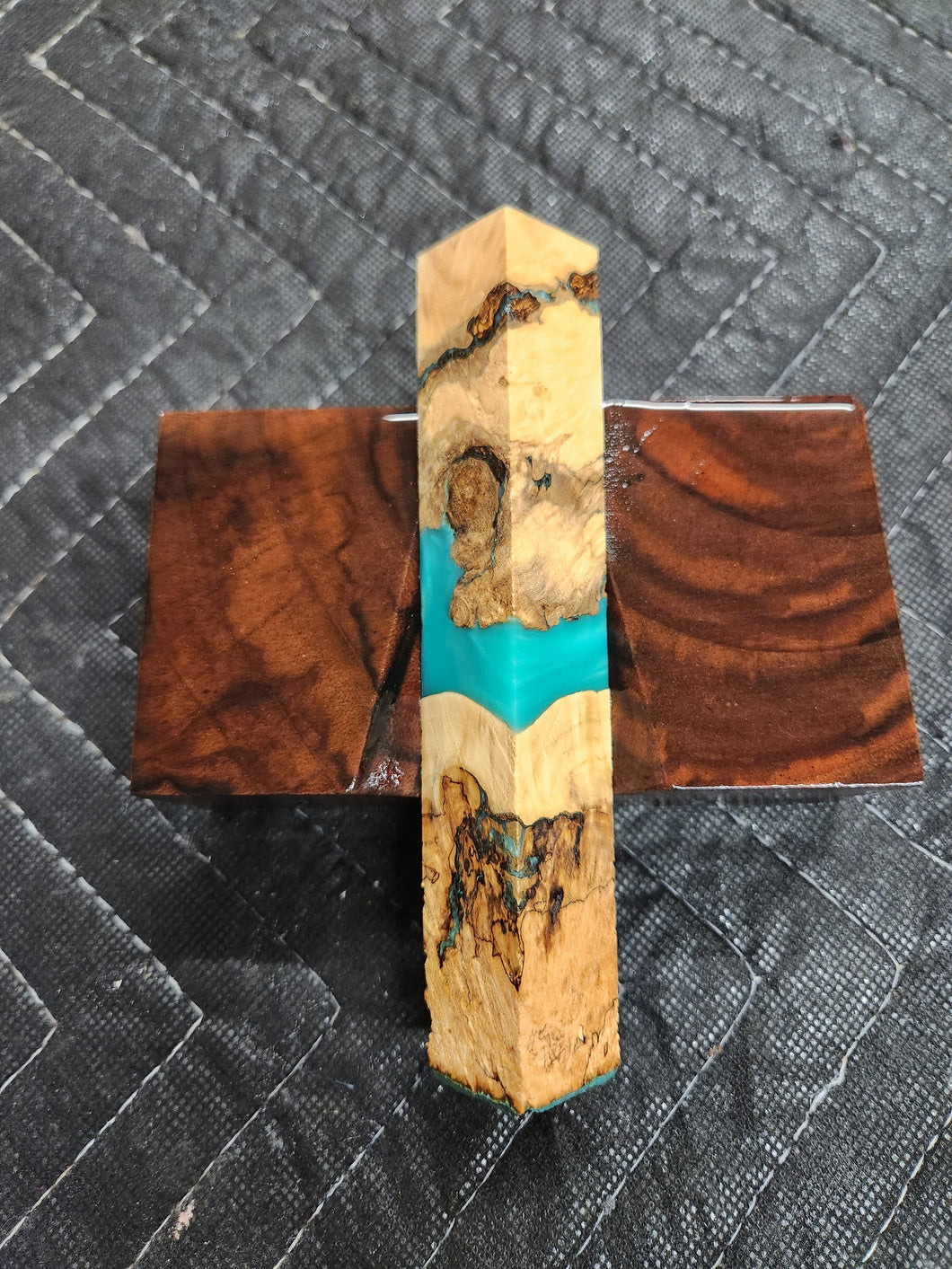 Pen Blank Hybrid Box Elder Burl