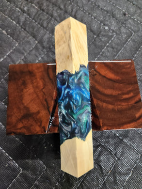 Pen Blank Hybrid Box Elder Burl