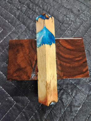 Pen Blank Hybrid Box Elder Burl