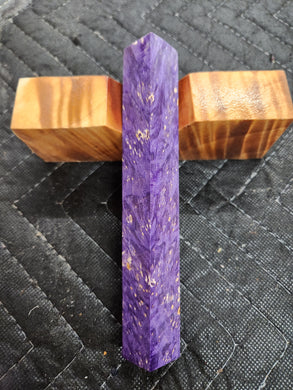 Stabilized Box Elder Burl Pen Blank
