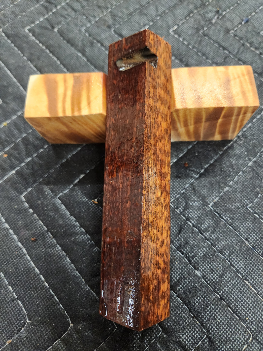 Snake wood pen blank