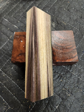 Blue Mahoe Knife Scale