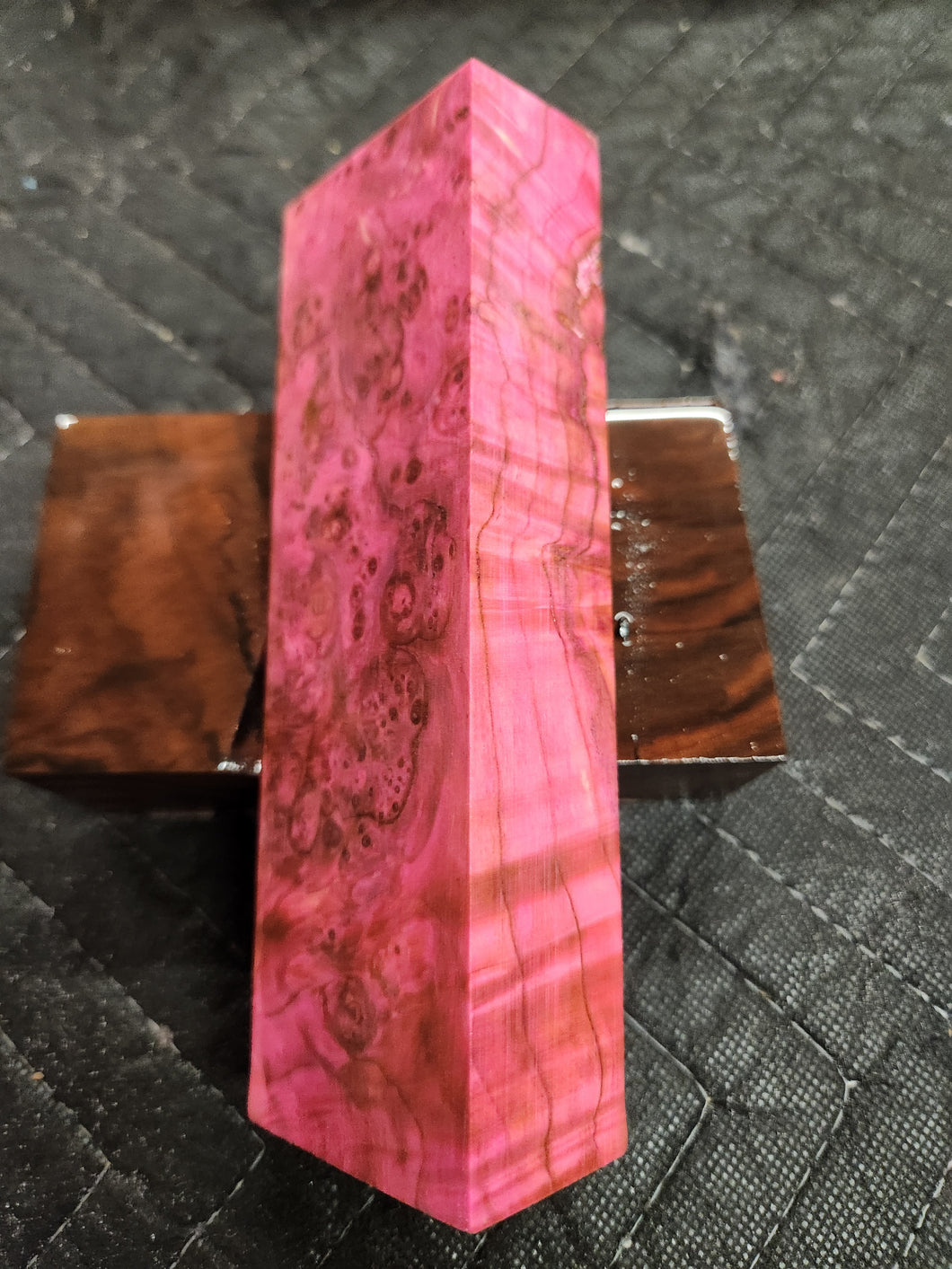 Stabilized Box Elder Burl Knife Scale