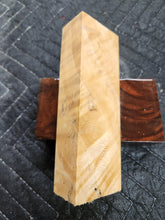 Horse Chestnut Curly Knife Scale
