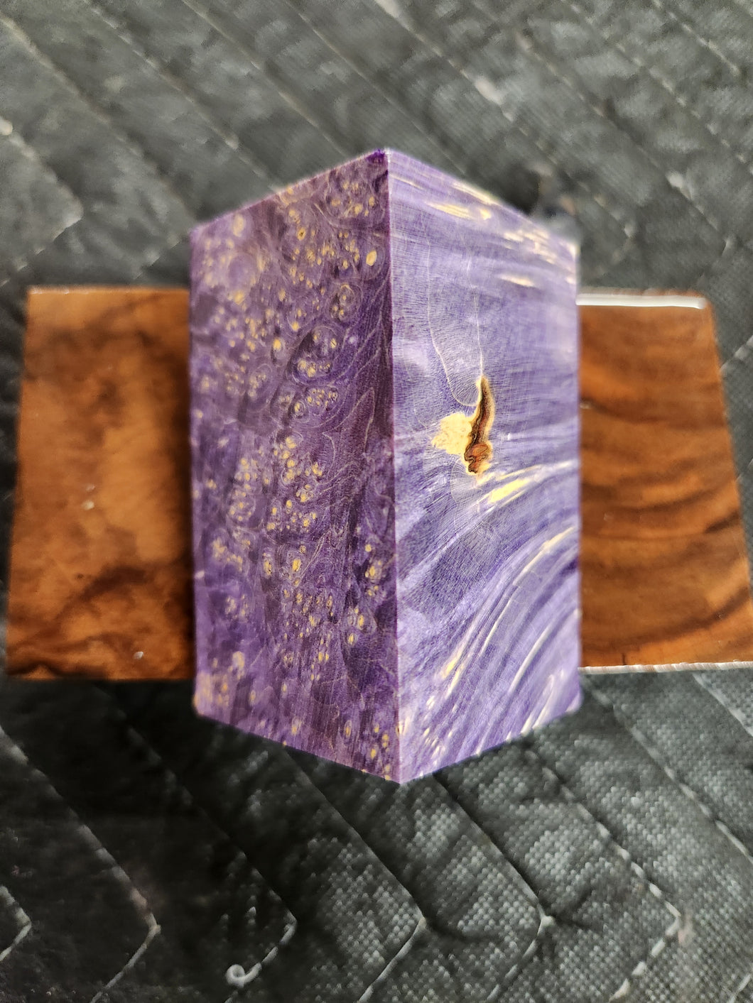 Stabilized Box Elder Burl Bottlestopper