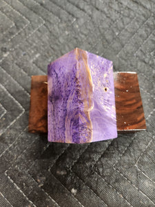 Stabilized Box Elder Burl Bottlestopper