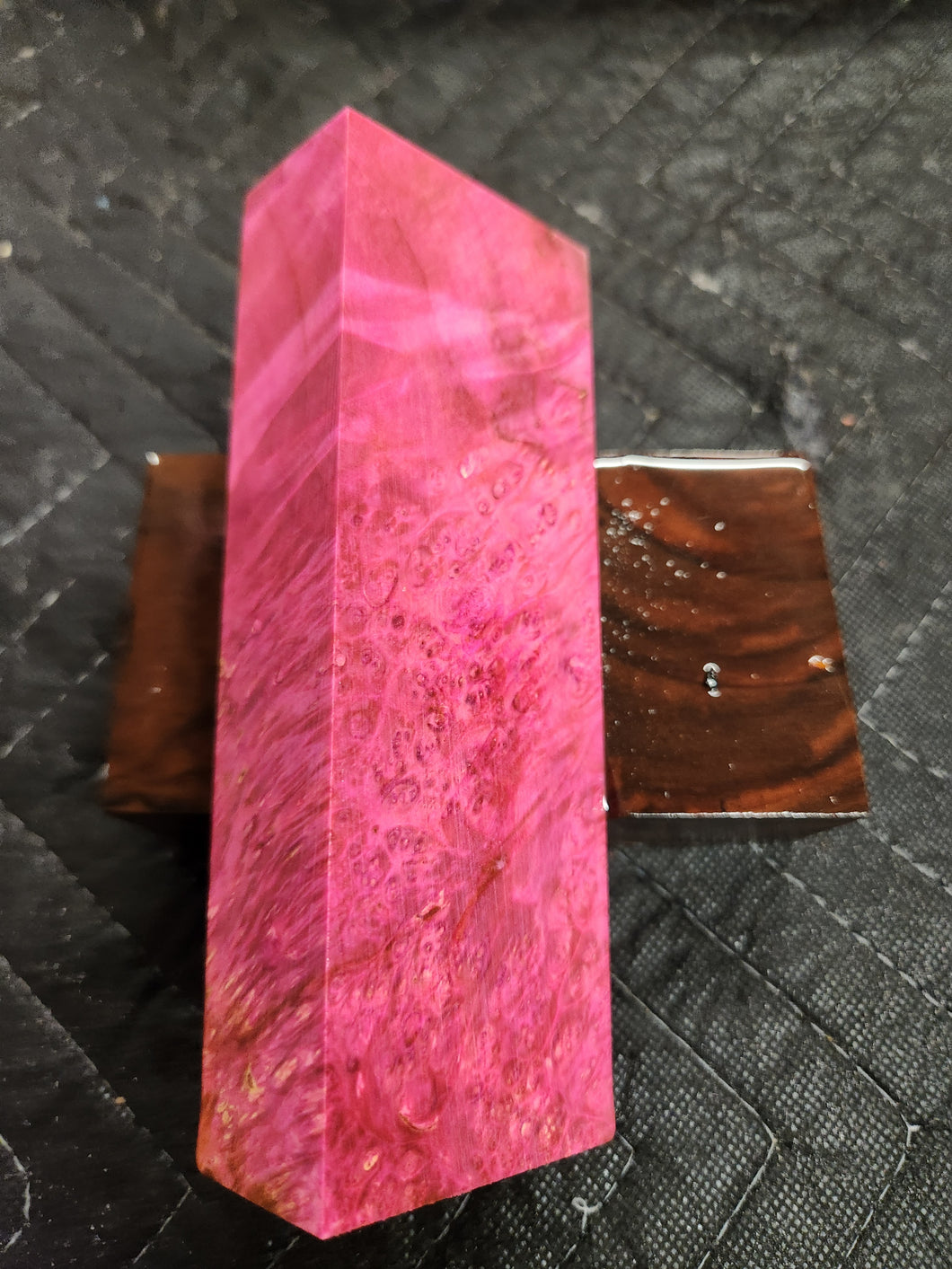 Stabilized Box Elder Burl Knife Scale