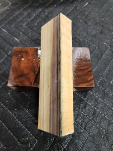 Blue Mahoe Knife Scale