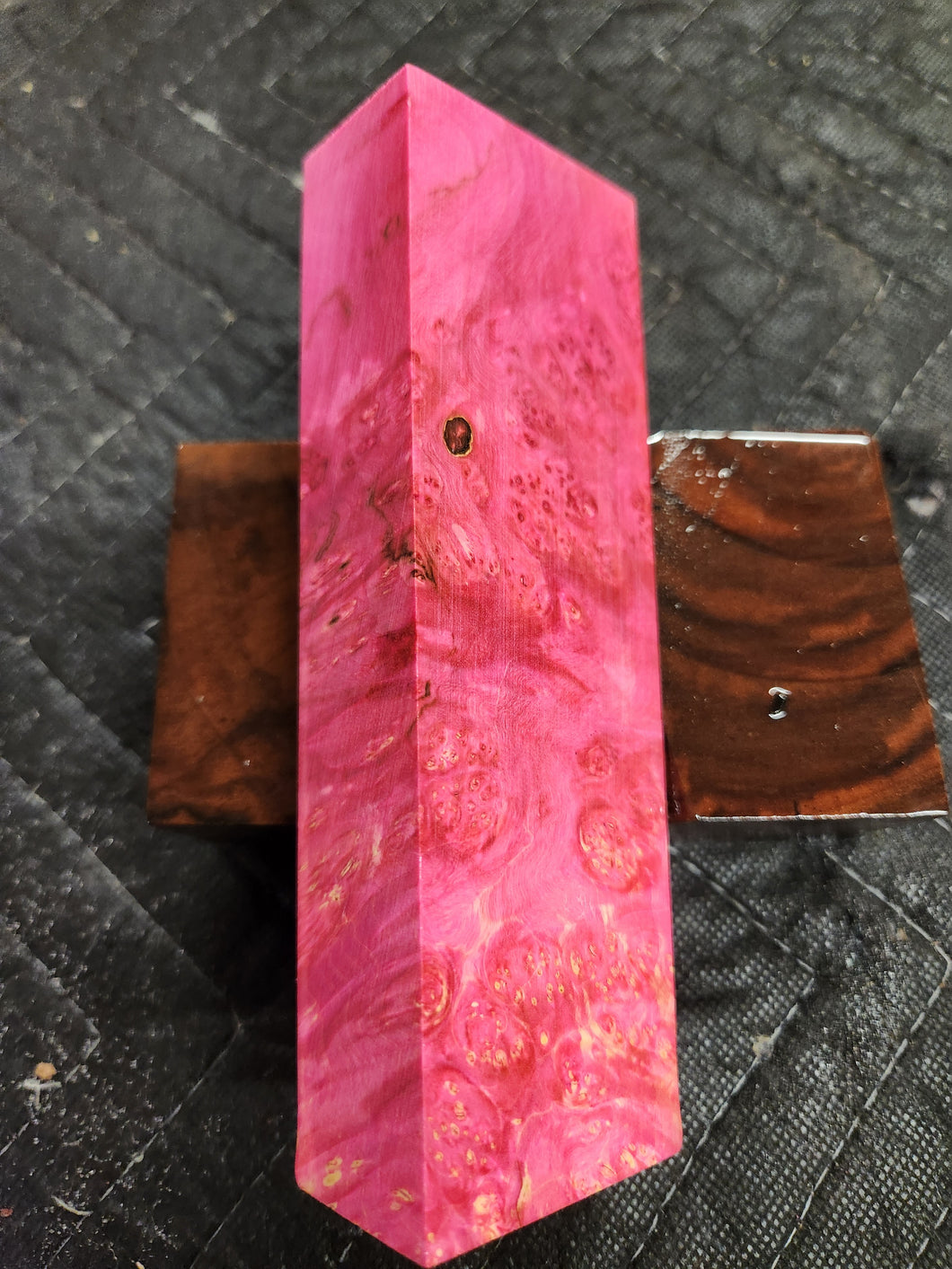 Stabilized Box Elder Burl Knife Scale