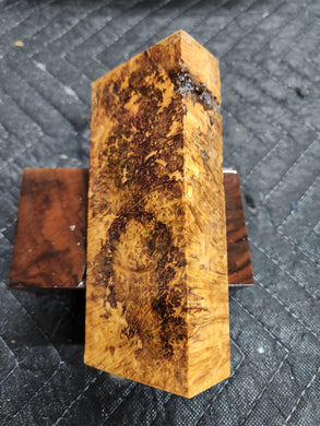 Stabilized Box Elder Burl Knife Scale