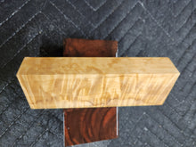 Horse Chestnut Curly Knife Scale