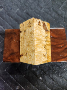 Stabilized Box Elder Burl Bottlestopper