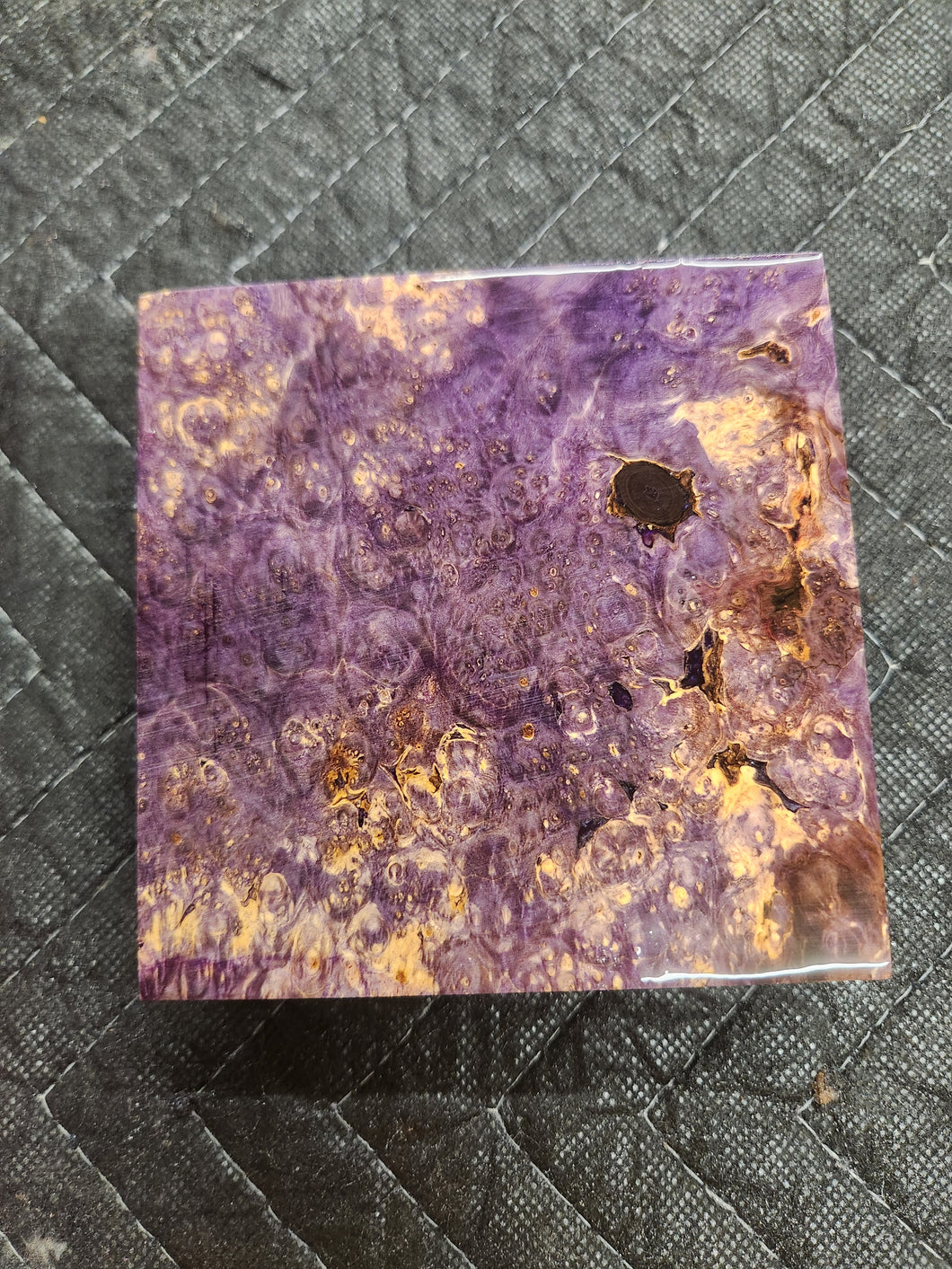 Stabilized Box Elder Burl Turkey Pot