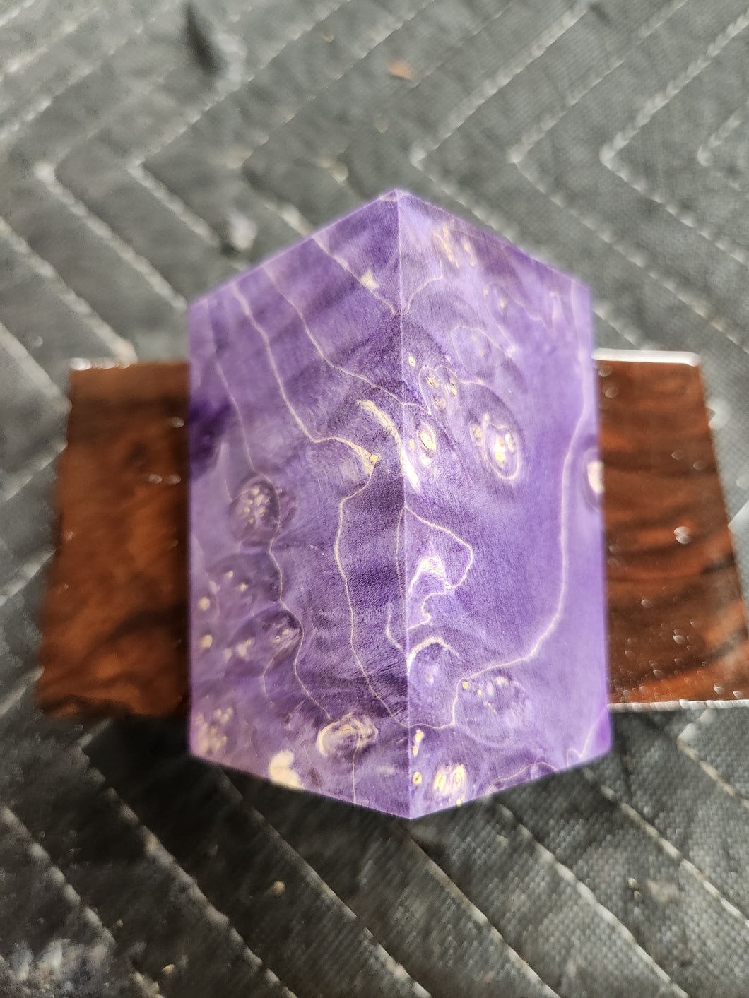 Stabilized Box Elder Burl Bottlestopper