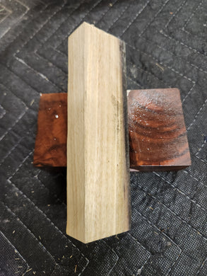 Blue Mahoe Knife Scale