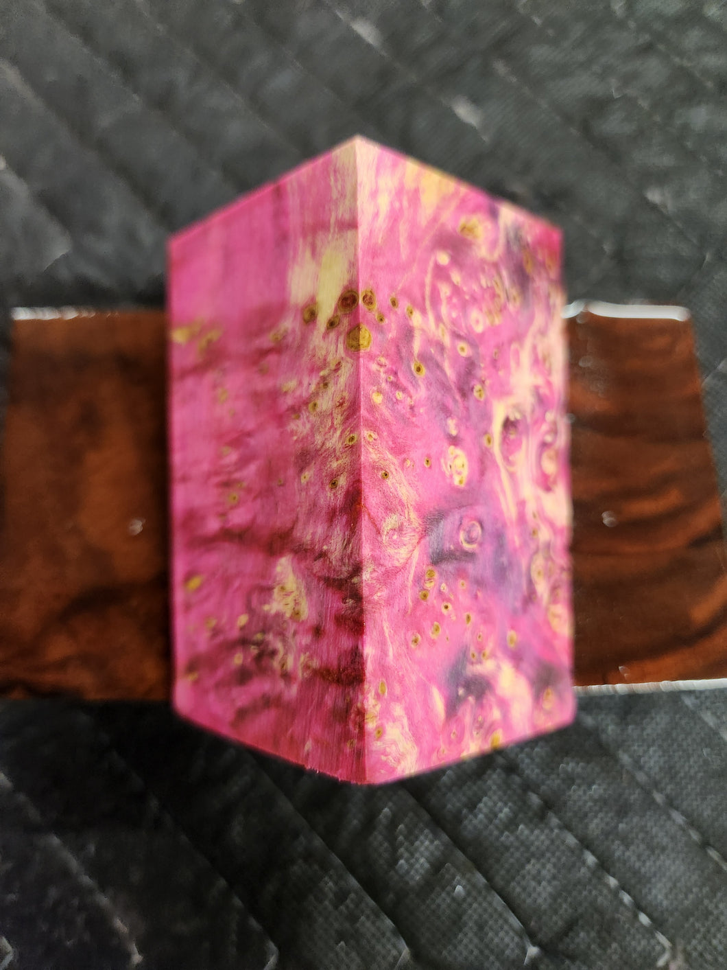 Stabilized Box Elder Burl Bottlestopper