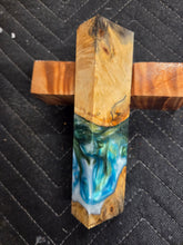 Buckeye Burl Knife Scale Hybrid Stabilized