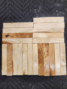 Ash Pen Blank Curly